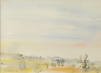Landschap, Great Bradley, 1980